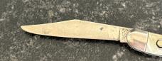 Imperial Toothpick Switchblade Knife, Cracked Ice Celluloid Scale, Used