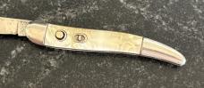 Imperial Toothpick Switchblade Knife, Cracked Ice Celluloid Scale, Used
