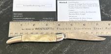 Imperial Toothpick Switchblade Knife, Cracked Ice Celluloid Scale, Used