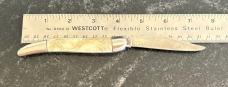 Imperial Toothpick Switchblade Knife, Cracked Ice Celluloid Scale, Used