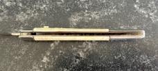 Imperial Toothpick Switchblade Knife, Cracked Ice Celluloid Scale, Used