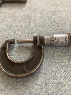 Vintage Two(2) BROWN & SHARPE MFG. CO., PROV. R.I. U.S.A. Micrometers