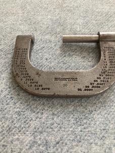 Vintage Two(2) BROWN & SHARPE MFG. CO., PROV. R.I. U.S.A. Micrometers