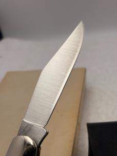 Schrade USA 1980 Scrimshaw Folding 1 Blade Hunter Linerlock SC-500 ( Mountain Goats)