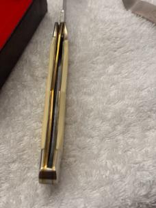 Schrade USA 1980 Scrimshaw Folding 1 Blade Hunter Linerlock SC-500 ( Mountain Goats)