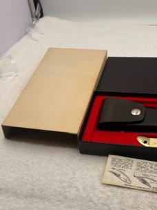 Schrade USA 1980 Scrimshaw Folding 1 Blade Hunter Linerlock SC-500 ( Mountain Goats)