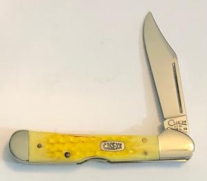 New in original box 1999 Case Burnt Yellow Mini Copperlock