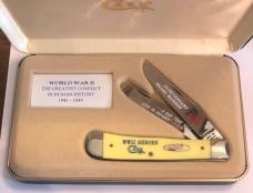 New in Display Case WWII/Pearl Harbor Delrin Trapper with COA
