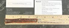 George Schrade Knife Co Presto Fishtail Switchblade, Jigged Bone Handle, Used 