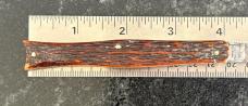 George Schrade Knife Co Presto Fishtail Switchblade, Jigged Bone Handle, Used 