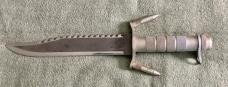 Taiwan Made Stainless Buckmaster 184 Copy W/Accessories c. 1980’S