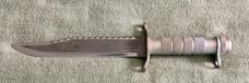 Taiwan Made Stainless Buckmaster 184 Copy W/Accessories c. 1980’S