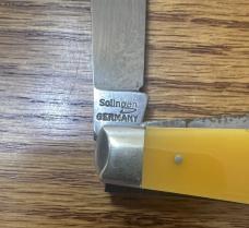 C. RISNER INDIAN HEAD SOLIGEN GERMANY - 3 BLADE POCKET KNIFE - HAND MADE GERMANY