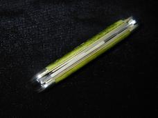 Great Eastern Cutlery GEC Green Jigged Bone Fairway and Clubhouse Knife Made in USA 351325