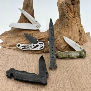 Wholesale Lot 5 Pocket Knives Window Breaker Seatbelt Cutter Pocket Clip 1105