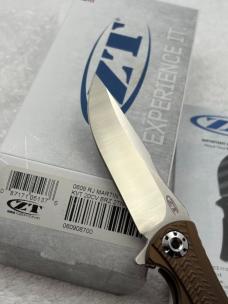Zero Tolerance ZT0609 R J Martin Designed Flipper Knife NIB Made In USA Discontinued
