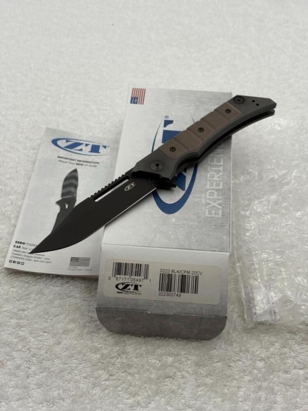 Zero Tolerance ZT0223 Tim Gaylean Design Folder New In Box Made In USA