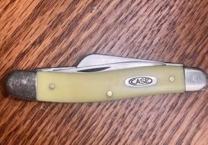 CASE STOCKMAN YELLOW HANDLES