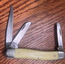 CASE STOCKMAN YELLOW HANDLES