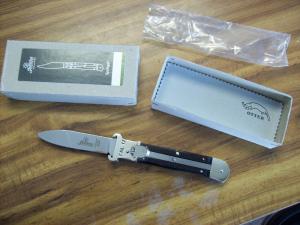 Hubertus Knife Shellpuller Patronenzieher Solingen Large Size 11 Exotic Black Ebonywood UNUSED NIB