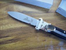 Hubertus Knife Shellpuller Patronenzieher Solingen Large Size 11 Exotic Black Ebonywood UNUSED NIB.