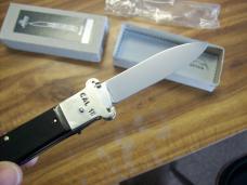 Hubertus Knife Shellpuller Patronenzieher Solingen Large Size 11 Exotic Black Ebonywood UNUSED NIB.