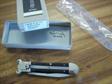 Hubertus Knife Shellpuller Patronenzieher Solingen Large Size 11 Exotic Black Ebonywood UNUSED NIB.