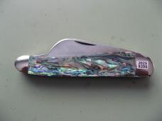   DANIELS FAMILY KNIFE BRANDS-TITUSVILLE CUTLERY-ROOSTER COMB-PAUA ABALONE