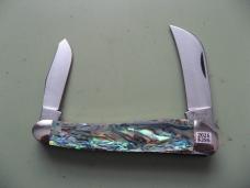   DANIELS FAMILY KNIFE BRANDS-TITUSVILLE CUTLERY-ROOSTER COMB-PAUA ABALONE
