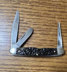 VINTAGE '61-'77 WESTERN USA 657 POCKET KNIFE W/ PUNCH BLADE