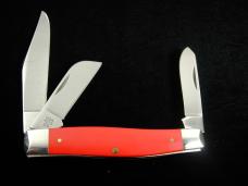 Case xx 2024 Red Synthetic Large Stockman Knife 73929 Flag Shield USA Made NMIB 4375 Carbon Steel