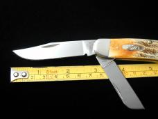 Case xx 2025 6.5 Bone Stag Sowbelly Stockman Knife 65313 USA Made NIB TB6.55339 SS