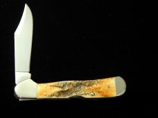 Case xx 2023 6.5 Bone Stag Mini Copperlock Knife 65327 USA Made NIB 6.51749L SS