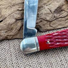 Rough Rider Split Back Whittler Red Bone RR282 Stainless Folding Knife (38)