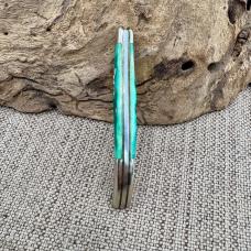Case XX 2003 Emerald Green Tiny Texas Toothpick 610096 SS Pocket Knife (214)