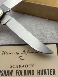 Vintage Schrade Scrimshaw (Eagle / Mayflower) 261SC 2 Blade Hunter New In Box Made In USA