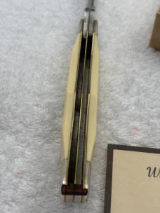 Vintage Schrade Scrimshaw (Eagle / Mayflower) 261SC 2 Blade Hunter New In Box Made In USA