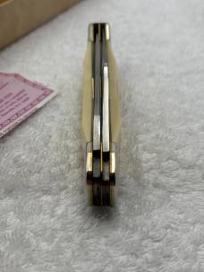 Vintage Schrade Scrimshaw (Eagle / Mayflower) 261SC 2 Blade Hunter New In Box Made In USA