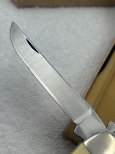 Vintage Schrade Scrimshaw (Eagle / Mayflower) 261SC 2 Blade Hunter New In Box Made In USA