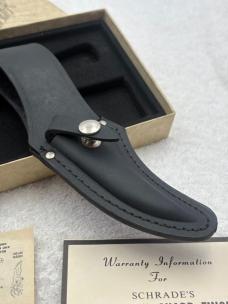Vintage Schrade Scrimshaw (Whalers / Ship) 152SC Sharpfinger New In Box Made In USA