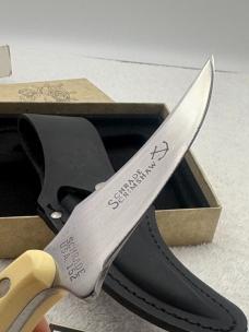 Vintage Schrade Scrimshaw (Whalers / Ship) 152SC Sharpfinger New In Box Made In USA
