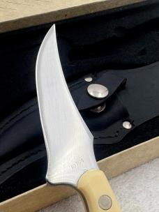 Vintage Schrade Scrimshaw (Whalers / Ship) 152SC Sharpfinger New In Box Made In USA
