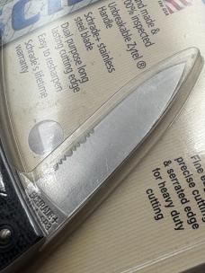 Vintage Schrade Lightweight 1 Blade Lockback New In Package Made In USA