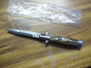 Italian 7 Inch Picklock Dolphin Maniago, Italy Gen. Stag/Antler UNUSED Beauty!