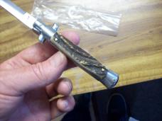 Italian 7 Inch Picklock Dolphin Maniago, Italy Gen. Stag/Antler UNUSED Beauty!