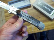 Hubertus Knife Shellpuller Patronenzieher Solingen Germany Brazilian Horn Large Size 11 UNUSED NIB.
