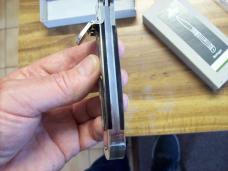 Hubertus Knife Shellpuller Patronenzieher Solingen Germany Brazilian Horn Large Size 11 UNUSED NIB.