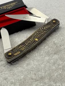 Vintage 1 of 1200 Imperial 3 Blade Brass Limited Edition Mac Tools Folder Made In USA