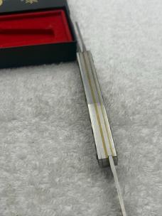 Vintage 1 of 1200 Imperial 3 Blade Brass Limited Edition Mac Tools Folder Made In USA