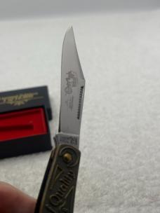 Vintage 1 of 1200 Imperial 3 Blade Brass Limited Edition Mac Tools Folder Made In USA